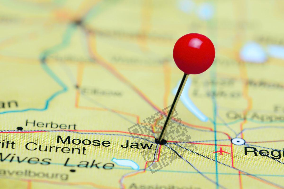 QR code - Moose Jaw location on Map