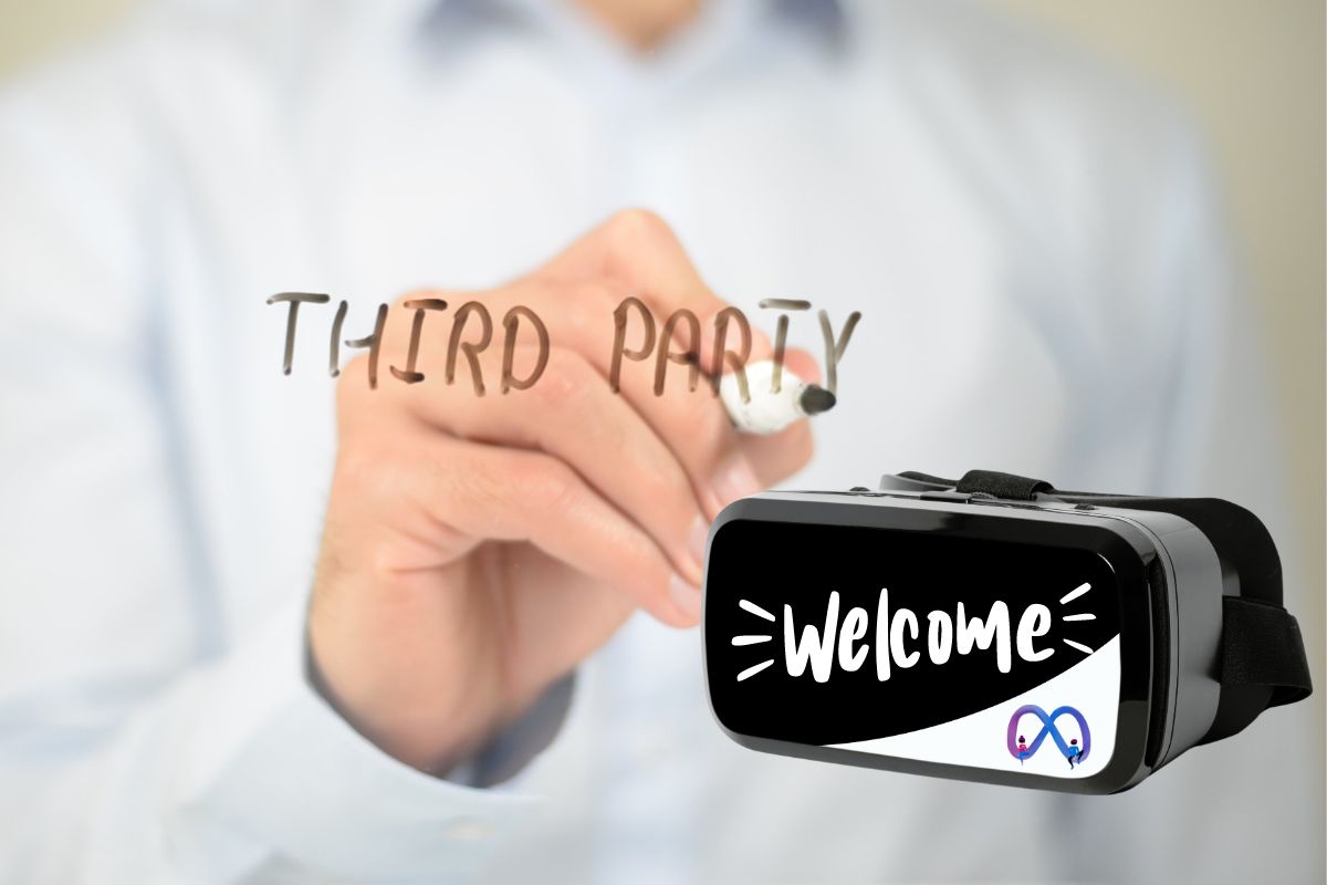Meta Virtual reality - Third Party Welcome - VR Headset