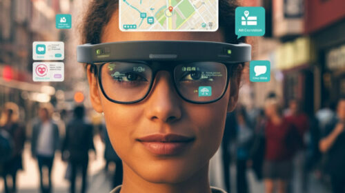 AR Glasses Mock up