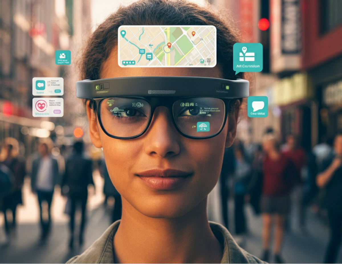 AR Glasses Mock up