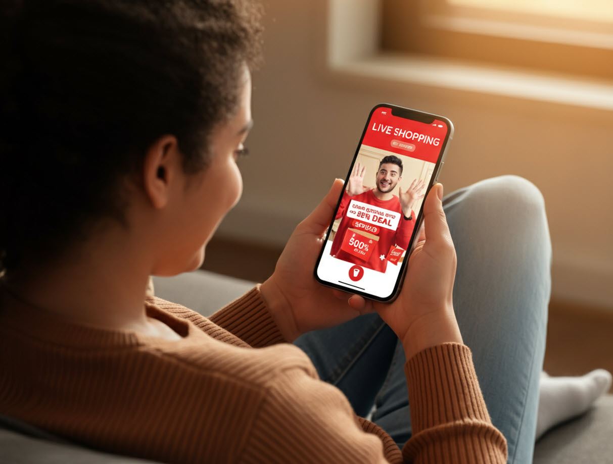 live social media deals and shopping trends 2025