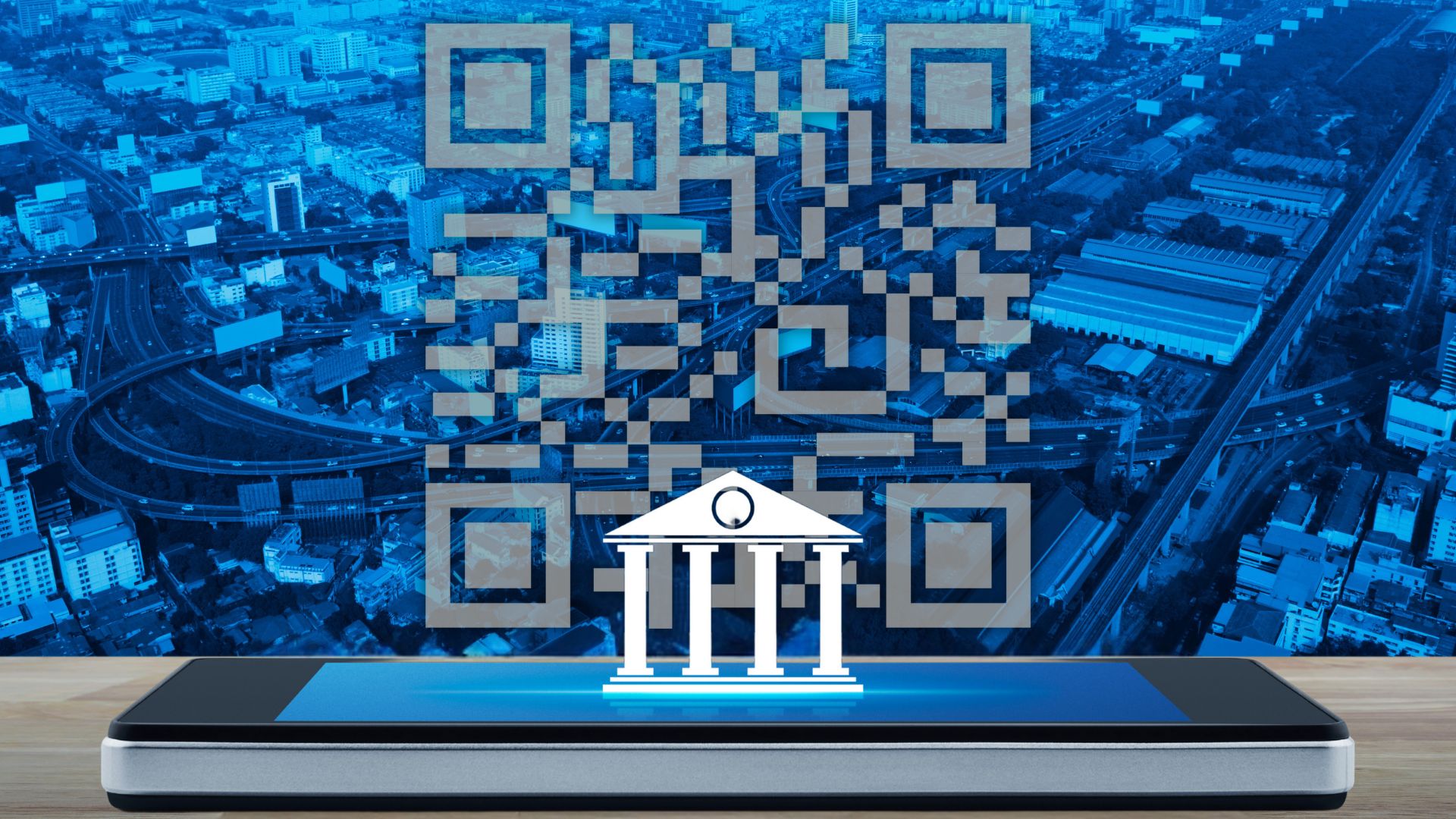 QR Codes used in banking